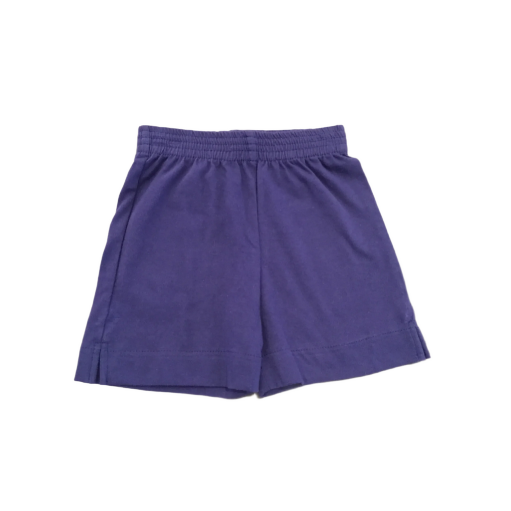 Light Navy Jersey Knit Shorts by Luigi Kids