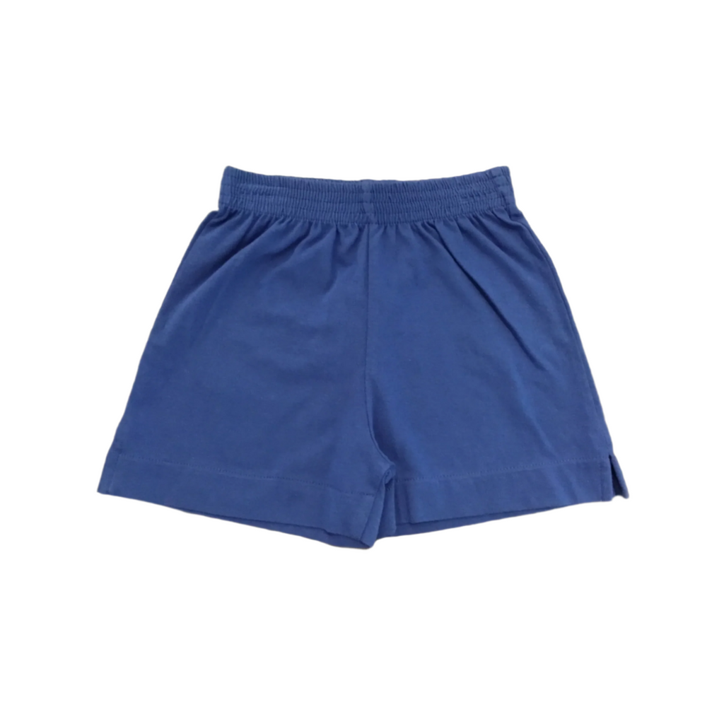 Royal Blue Jersey Knit Shorts by Luigi Kids