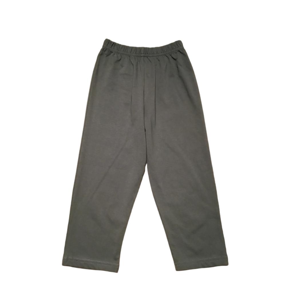 Luigi Jersey Knit Pants - Charcoal