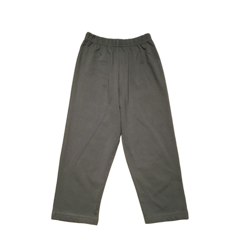 Luigi Jersey Knit Pants - Charcoal
