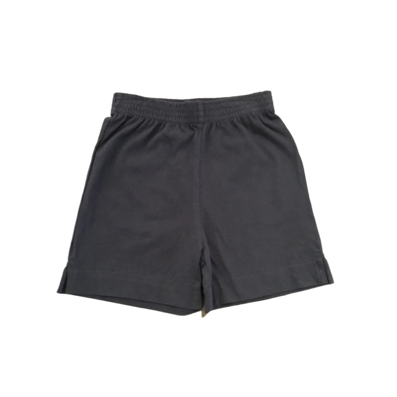 Navy Jersey Knit Shorts by Luigi Kids