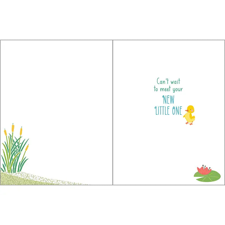 Greeting Card - Showering Baby