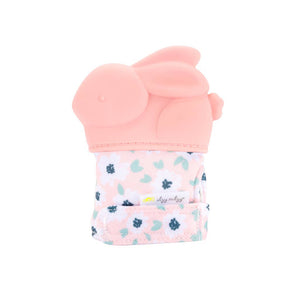 Itzy Mitt™ Silicone Teething Mitts: Bunny