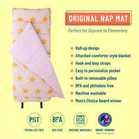 Nap Mat -Pink & Gold Stars