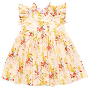 Jennifer Dress - Yellow Chicks