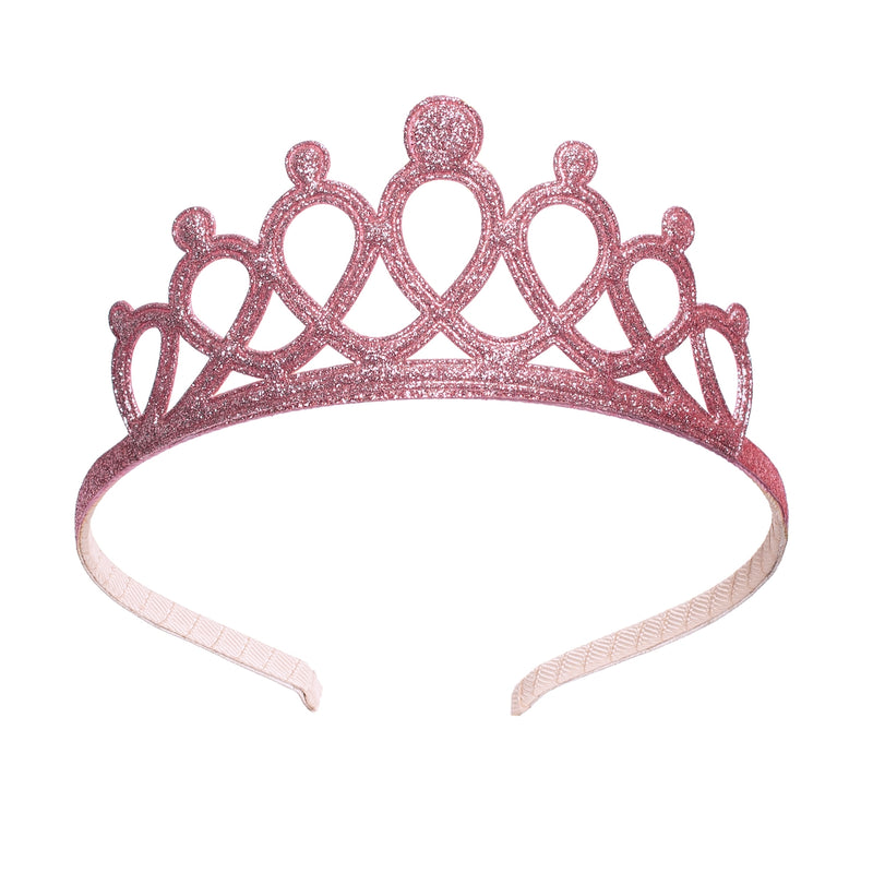 Pink Sparkle Tiara Headband