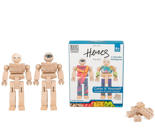 Playhard Heroes Minifigure Diy 2pcs