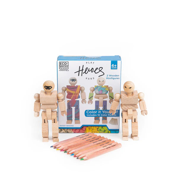 Playhard Heroes Minifigure Diy 2pcs