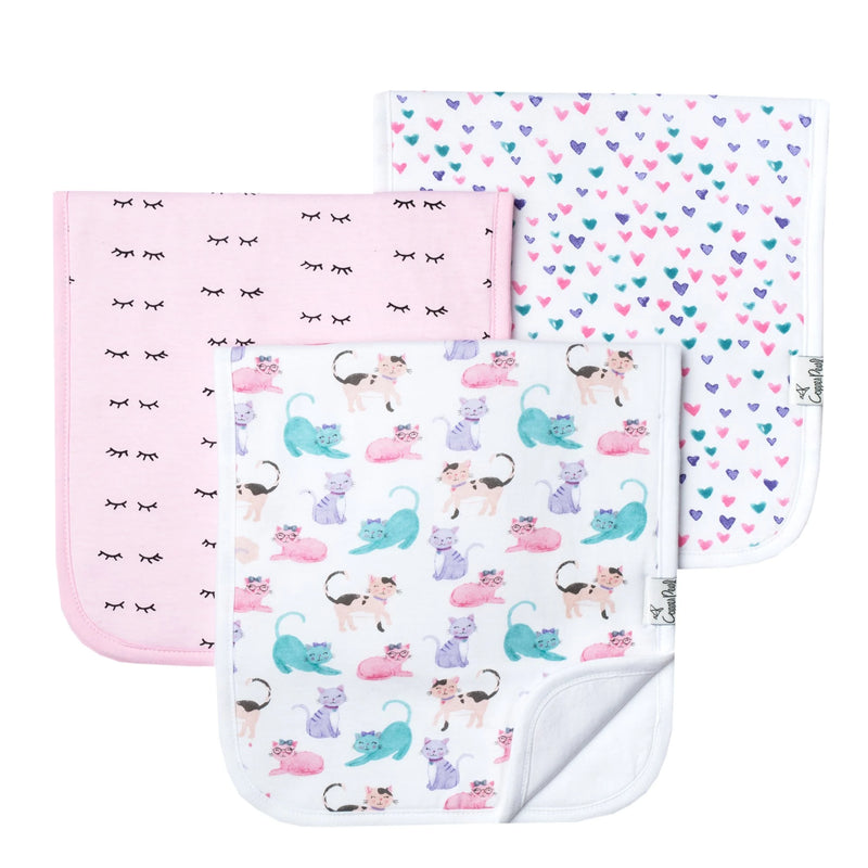 Sassy - 3 Pack Premium Burp Cloth Set