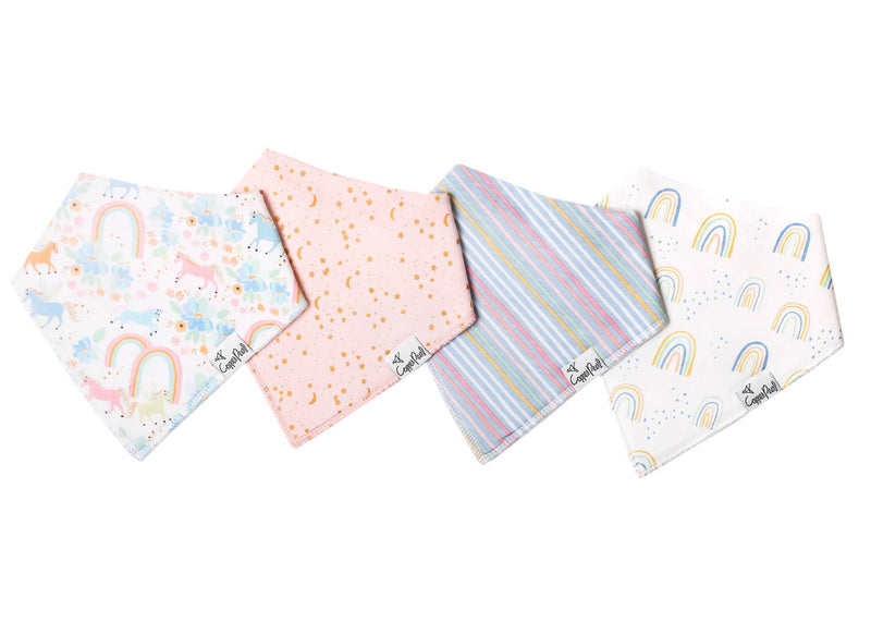 Bandana Bib Set 4pk - Whimsy