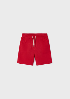 Red Knit Shorts