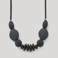 Charcoal Signature Teething Necklace - 32"