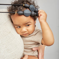 Charcoal Signature Teething Necklace - 32"