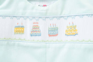 Mint Green Birthday Boy Shirt & Shorts Set