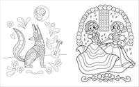 Día de los Muertos Coloring Book for Kids