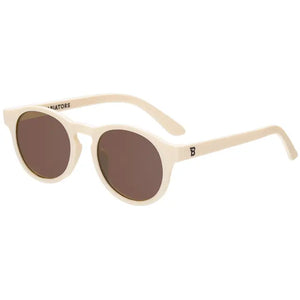 Keyhole Sunglasses - Sweet Cream - Amber Lenses