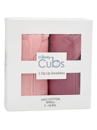 Easy Zipper Swaddle Blankets By Comfy Cubs | Blush Mauve