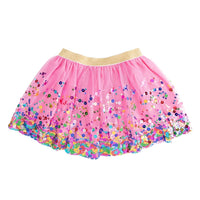 Raspberry Confetti Tutu Skirt