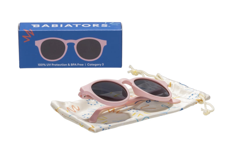 Keyhole Sunglasses - Ballerina Pink - Smoke Lenses