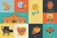 100 First Words For Little Texans - Board Book