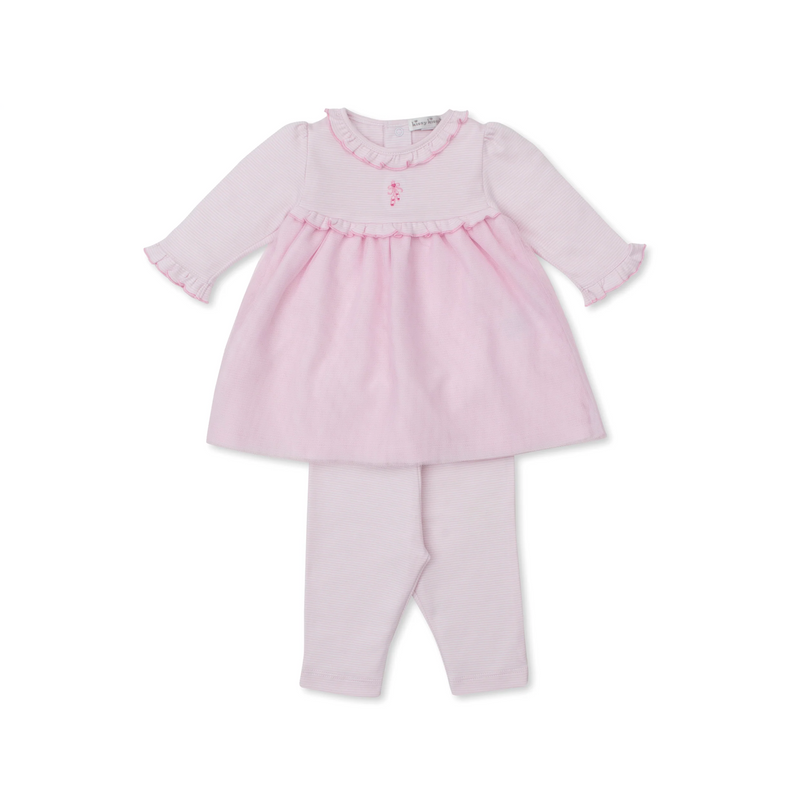 Pink Ready to Dance Dress & Pant Set