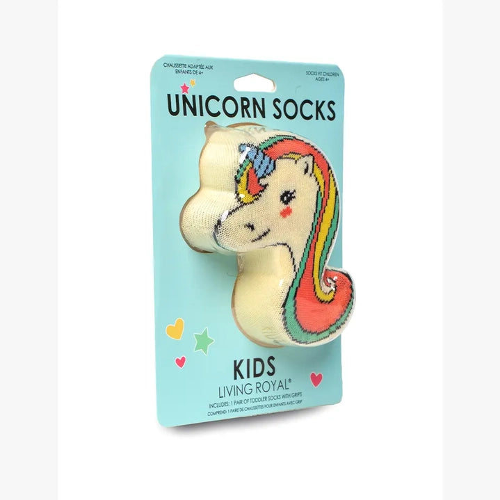 3D Packaged Crew Socks - Kids - Unicorns "Stay Magical"