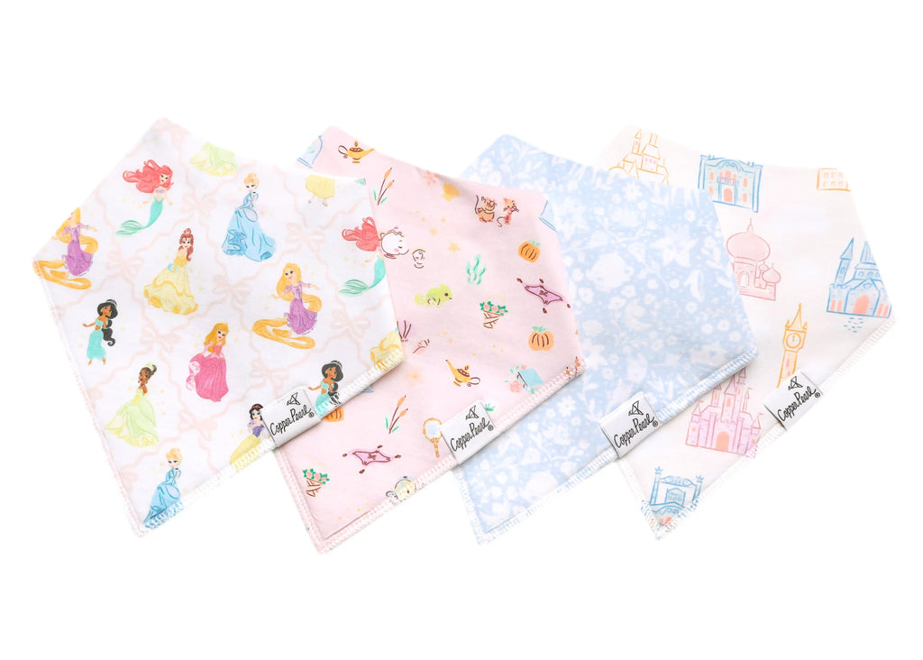 Disney Princess - Bandana Bib Set 4pk