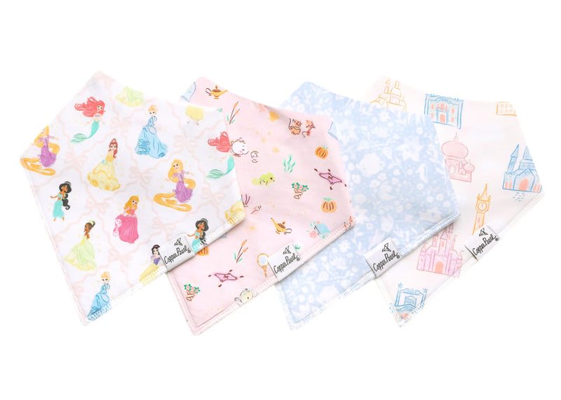Disney Princess - Bandana Bib Set 4pk