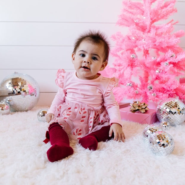 Candy Christmas Tutu Bodysuit Dress