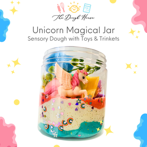 Super Size Unicorn Magical Dough Jars