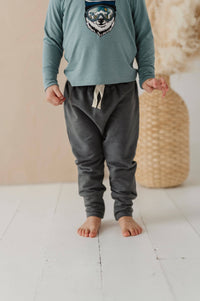 Baby Slim Harems - Gray Wash