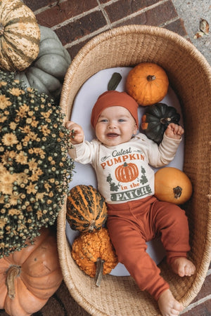 Burnt Orange Classic Baby Pants