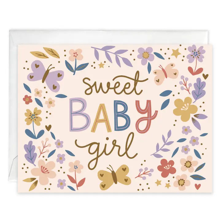 Greeting Card - Sweet Baby Girl