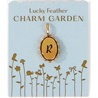 Charm Garden - Scalloped Initial Charm - Gold