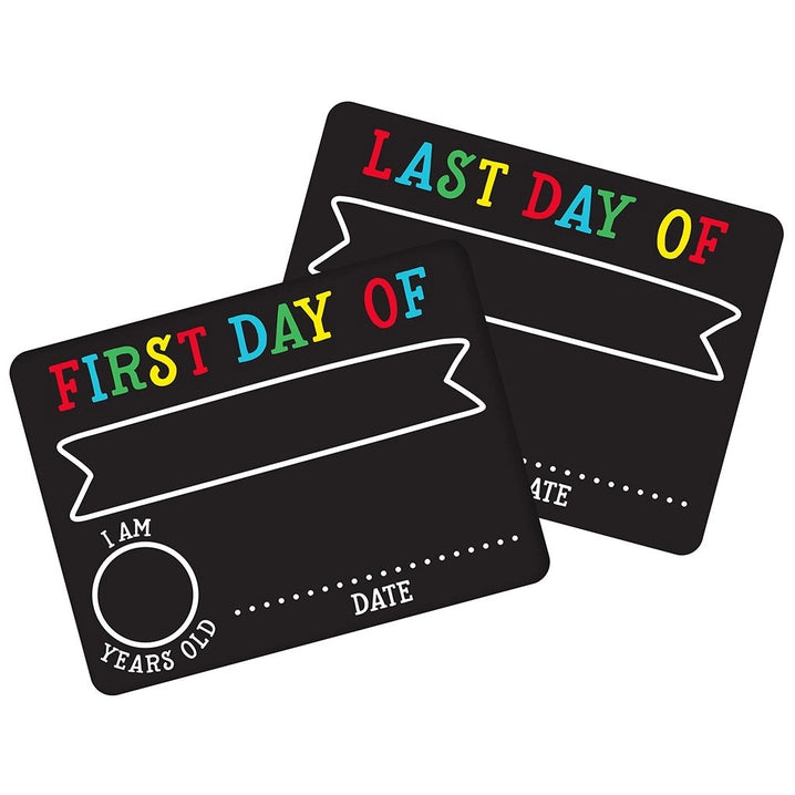 First & Last Day of School Reversible Photo Sharing Chalkboard