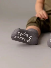 Classic - Non-Slip Baby Socks in Sand, Light Gray, Dark Gray