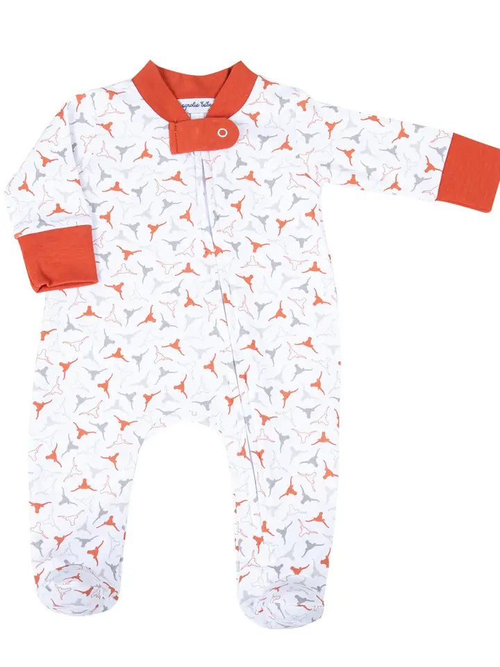 Lil' Longhorn Zipper Footie