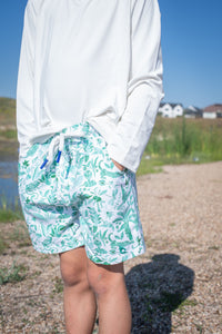 Jade Jungle Swim Trunk