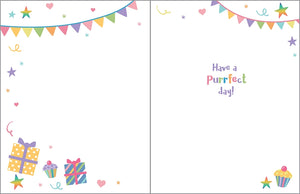 Birthday Card - Birthday Kitty-Kids