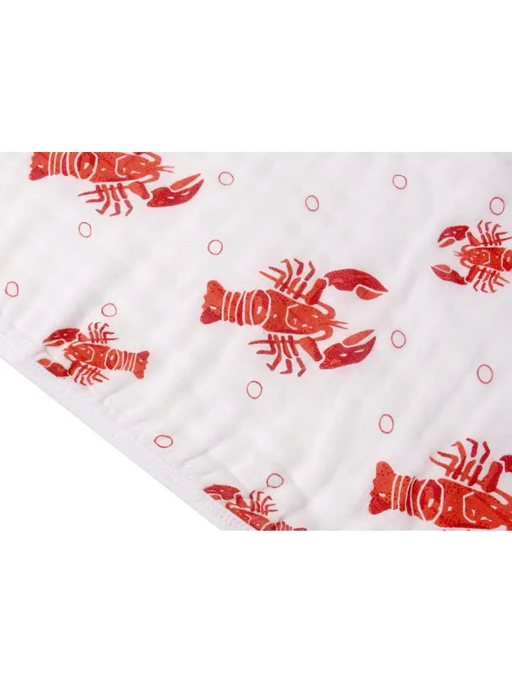 2-in-1 Burp Cloth and Bib: Heads or Tails