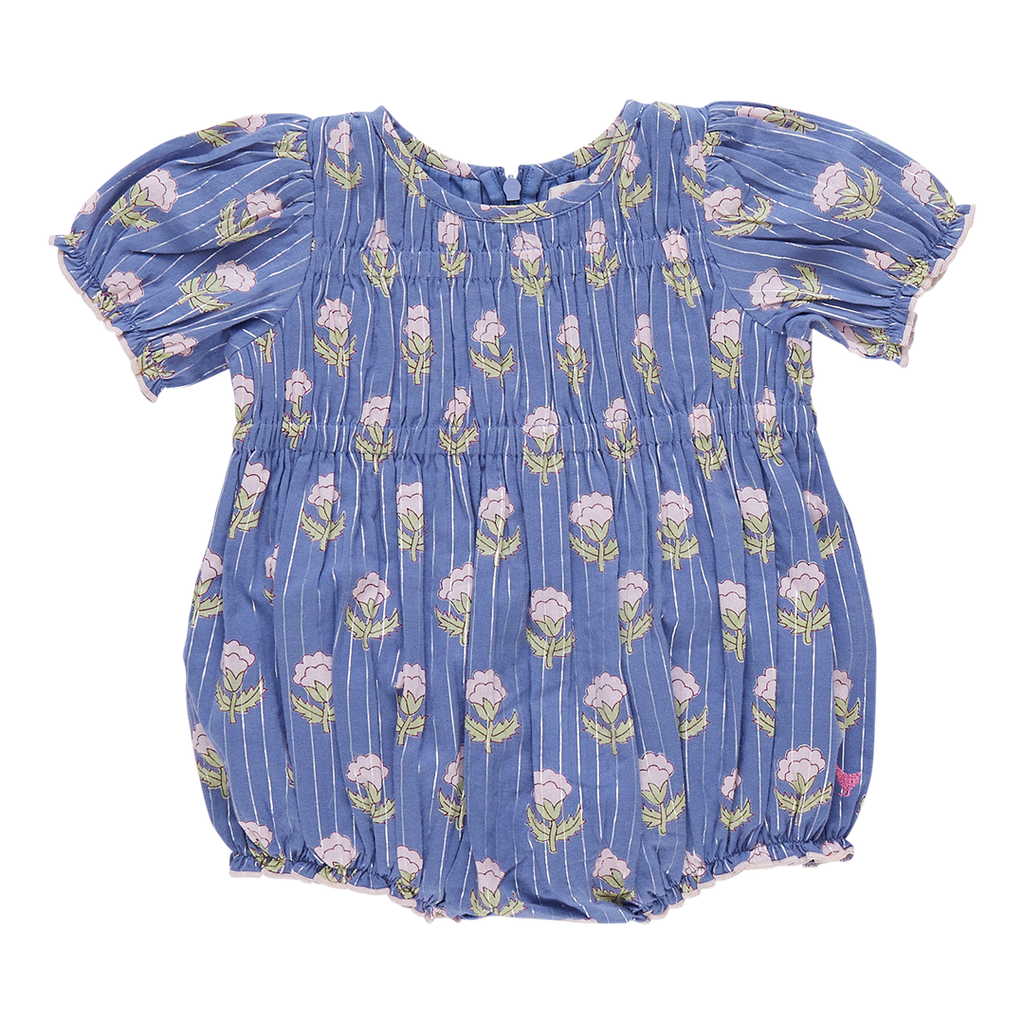 Baby Girls Waverly Bubble - Periwinkle Bud