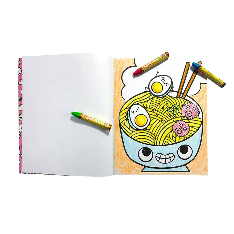 Color-in' Book - Happy Snacks