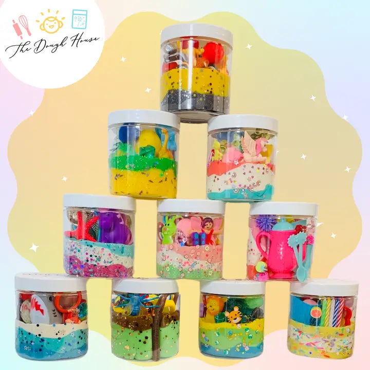 Super Size Unicorn Magical Dough Jars