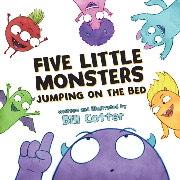 Five Little Monsters Jumping On the Bed Book