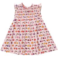 Girls Stevie Dress - Cloud Pink Cherry