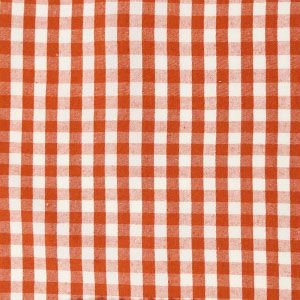 Long Sleeve Button Down Bodysuit - Rust Gingham