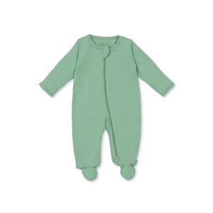 Solid Green - Crocodile Walk - Zip Footie