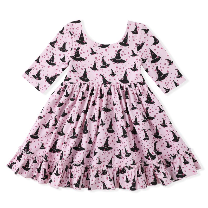Witch Hat Glitter Twirl Dress