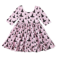 Witch Hat Glitter Twirl Dress