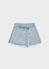 Denim Culottes Skort